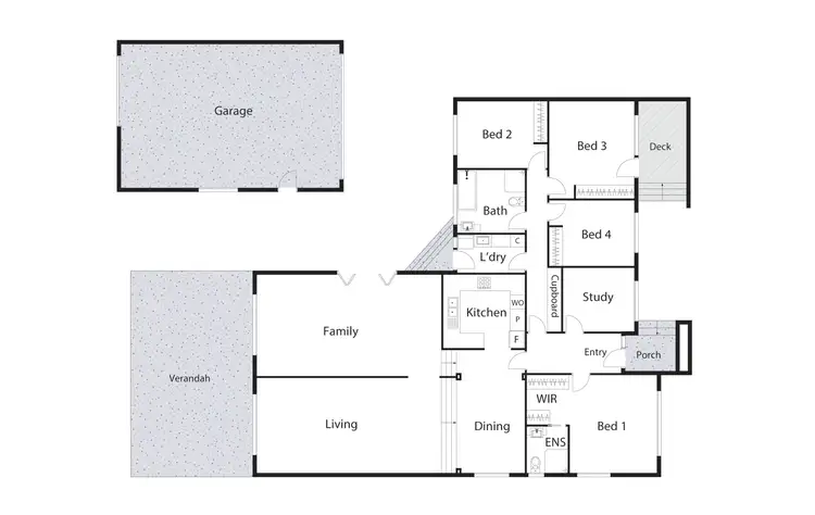 Floorplan of Homely house listing, 4 Salmond Street, Chifley ACT 2606