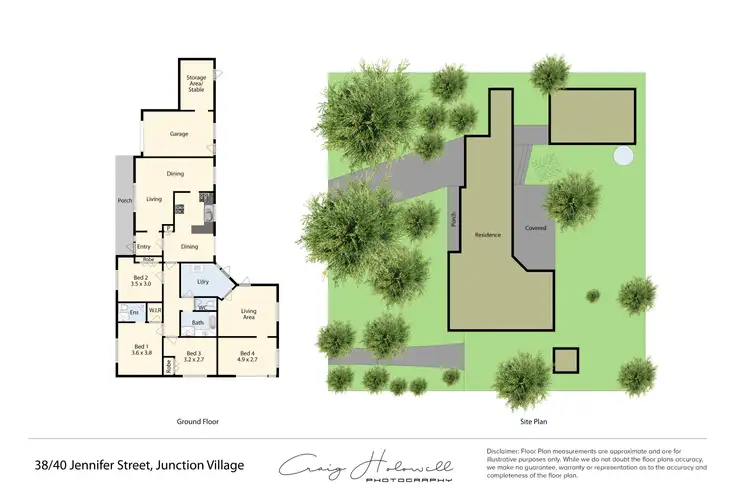Floorplan of Homely house listing, 38-40 Jennifer Street, Junction Village VIC 3977