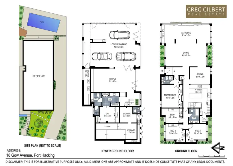 Floorplan of Homely house listing, 18 Gow Avenue, Port Hacking NSW 2229