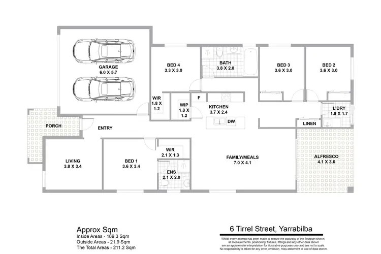 Floorplan of Homely house listing, 6 Tirrel Street, Yarrabilba QLD 4207