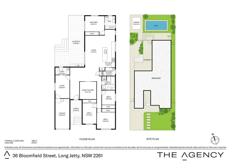 Floorplan of Homely house listing, 36 Bloomfield Street, Long Jetty NSW 2261
