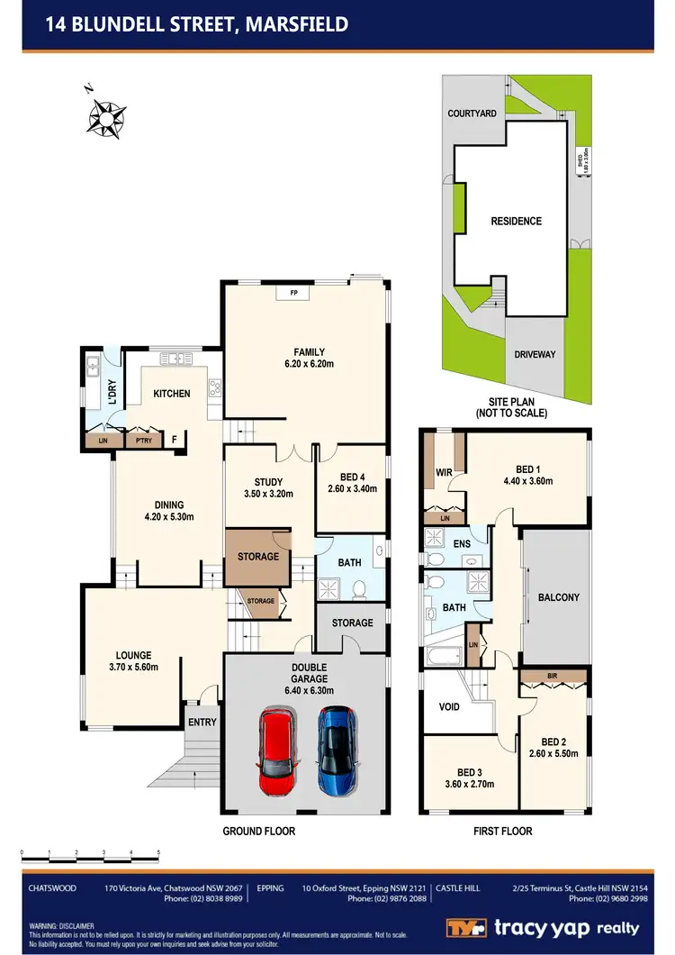 Floorplan of Homely house listing, 14 Blundell Street, Marsfield NSW 2122