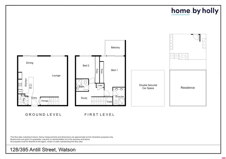 Floorplan of Homely apartment listing, 128/395 Antill Street, Watson ACT 2602