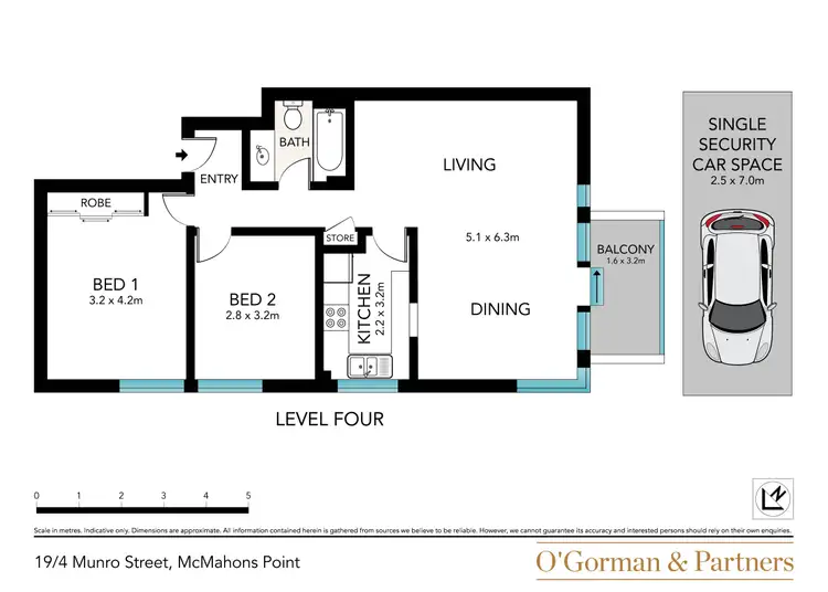 Floorplan of Homely apartment listing, 19/4 Munro Street, Mcmahons Point NSW 2060
