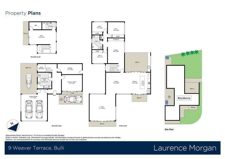Floorplan of Homely house listing, 9 Weaver Terrace, Bulli NSW 2516