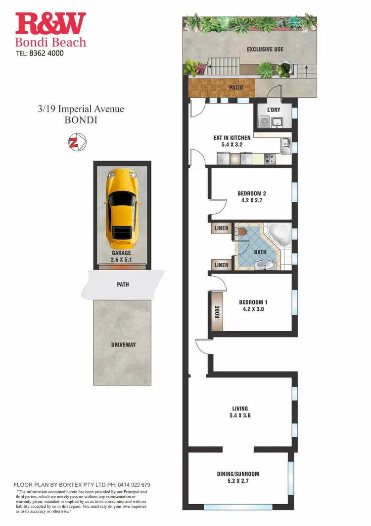 Floorplan of Homely apartment listing, 3/19 Imperial Avenue, Bondi NSW 2026