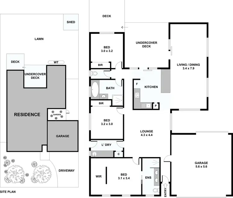Floorplan of Homely house listing, 16 Dominic Mews, Somerville VIC 3912