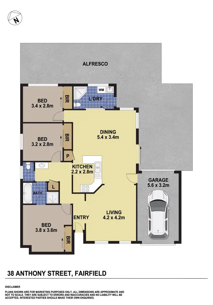 Floorplan of Homely house listing, 38 Anthony Street, Fairfield NSW 2165