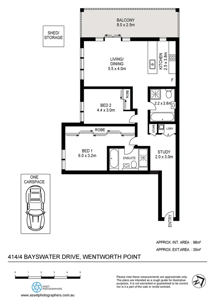 Floorplan of Homely apartment listing, 414/4 Baywater Drive, Wentworth Point NSW 2127