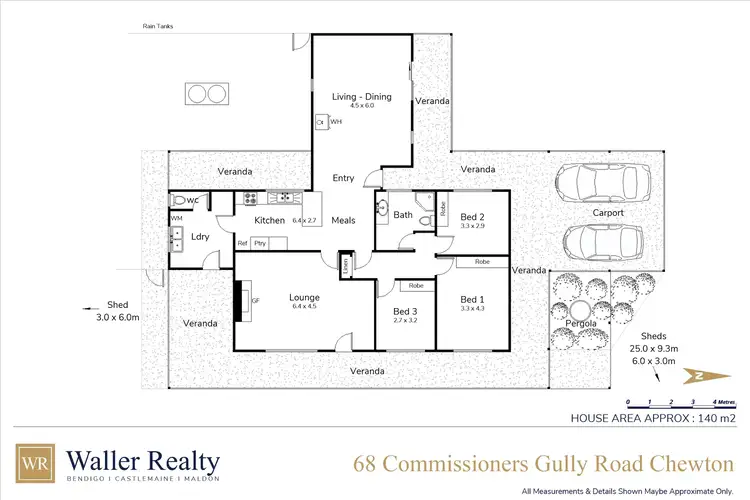 Floorplan of Homely house listing, 68 Commissioners Gully Road, Chewton VIC 3451