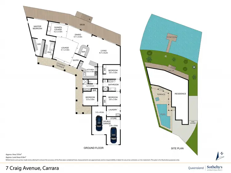 Floorplan of Homely house listing, 7 Craig Avenue, Carrara QLD 4211