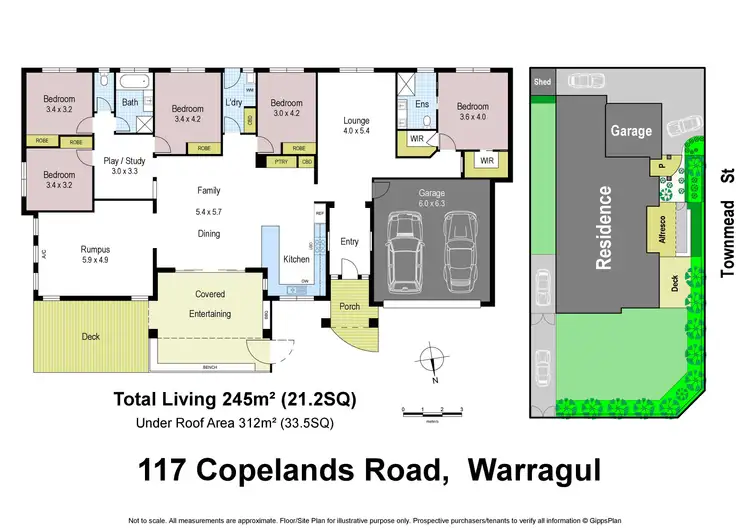 Floorplan of Homely house listing, 117 Copelands Road, Warragul VIC 3820