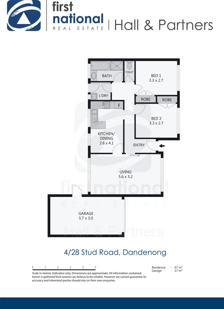 Floorplan of Homely unit listing, 4/28 Stud Road, Dandenong VIC 3175