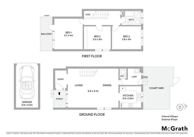 Floorplan of Homely townhouse listing, 4/12 Coogee Avenue, The Entrance North NSW 2261