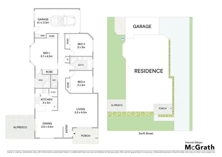 Floorplan of Homely villa listing, 1/104 Swift Street, Ballina NSW 2478