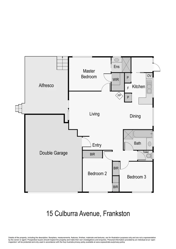 Floorplan of Homely house listing, 15 Culburra Avenue, Frankston VIC 3199