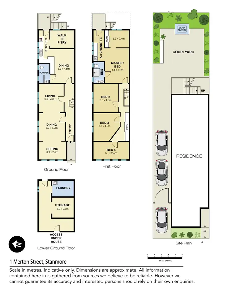Floorplan of Homely house listing, 1 Merton Street, Stanmore NSW 2048