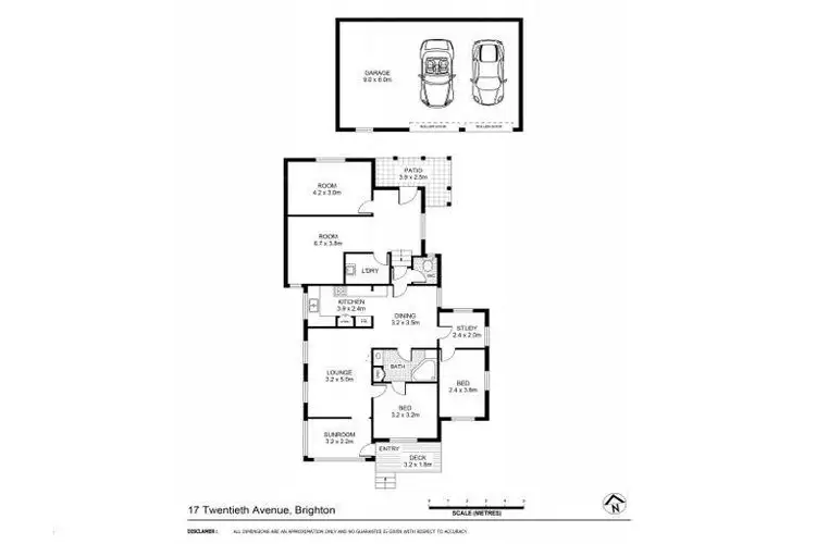 Floorplan of Homely house listing, 17 Twentieth Avenue, Brighton QLD 4017