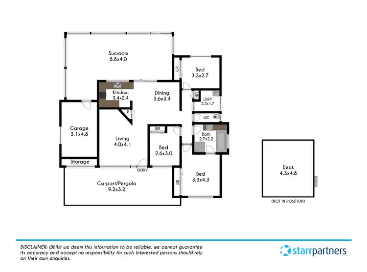Floorplan of Homely house listing, 26 Monica Avenue, Hassall Grove NSW 2761