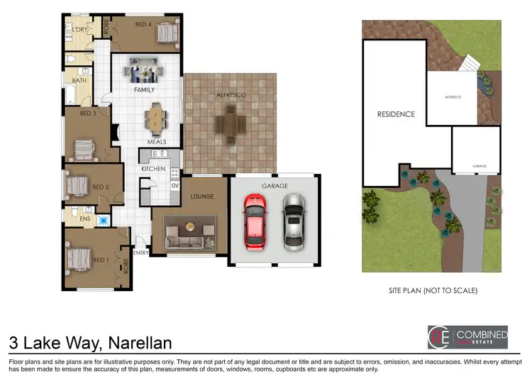 Floorplan of Homely house listing, 3 Lake Way, Narellan NSW 2567