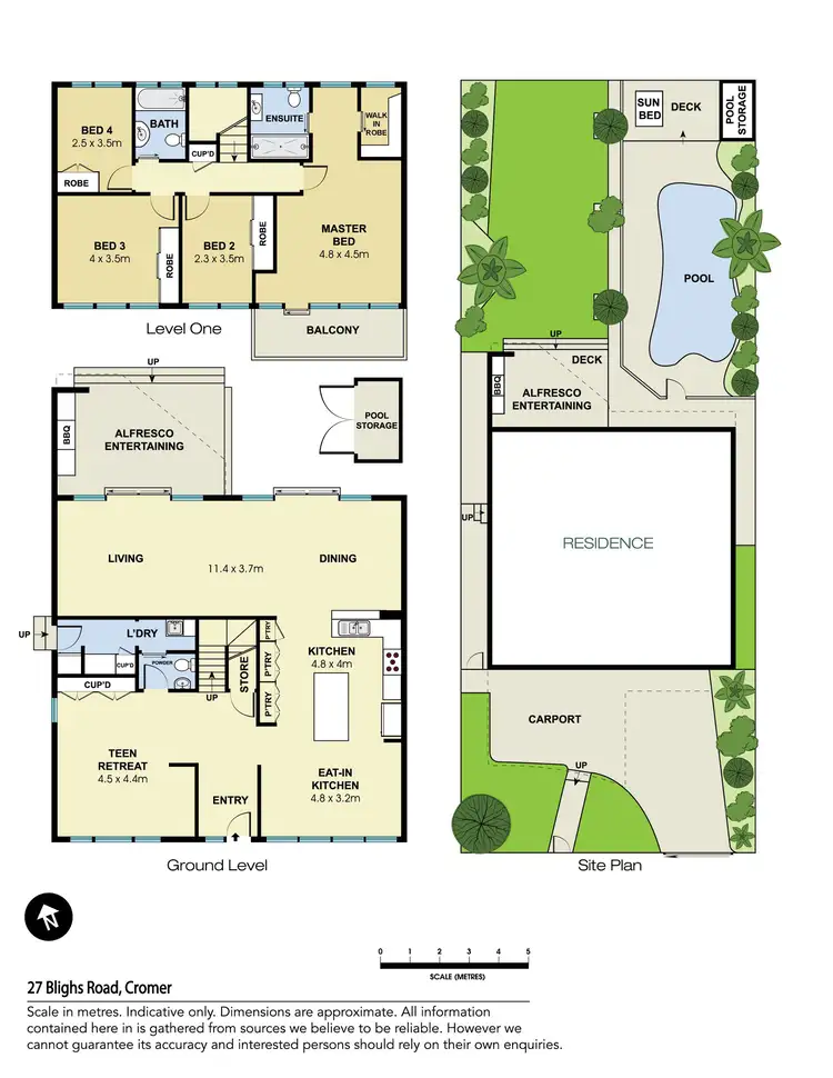 Floorplan of Homely house listing, 27 Blighs Road, Cromer NSW 2099