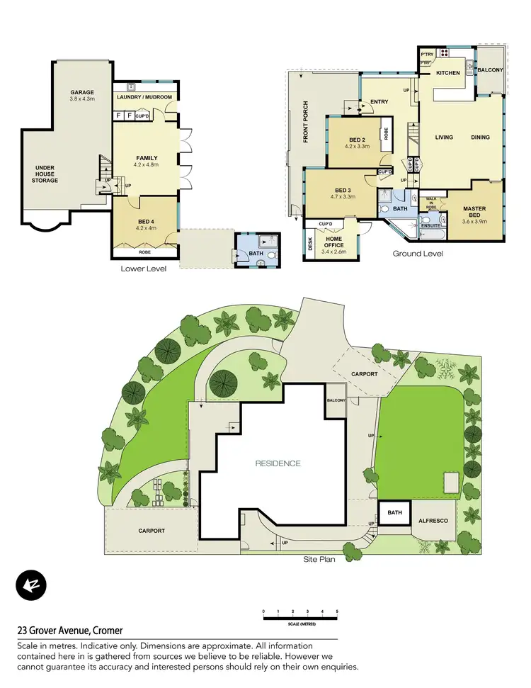 Floorplan of Homely house listing, 23 Grover Avenue, Cromer NSW 2099