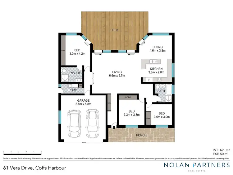Floorplan of Homely house listing, 61 Vera Drive, Coffs Harbour NSW 2450