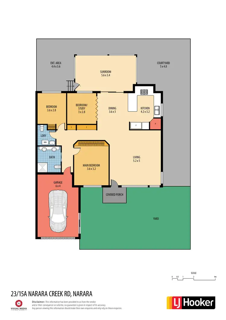 Floorplan of Homely villa listing, 23/15A Narara Creek Road, Narara NSW 2250