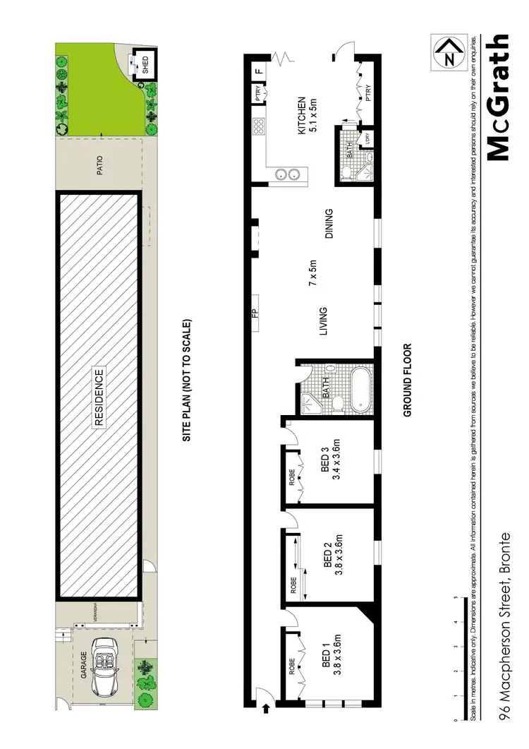 Floorplan of Homely house listing, 96 Macpherson Street, Bronte NSW 2024