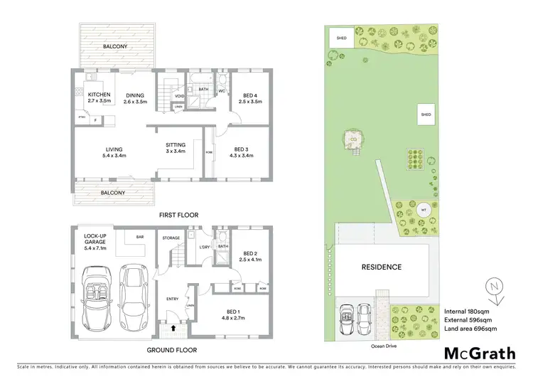 Floorplan of Homely house listing, 25 Ocean Drive, Macmasters Beach NSW 2251