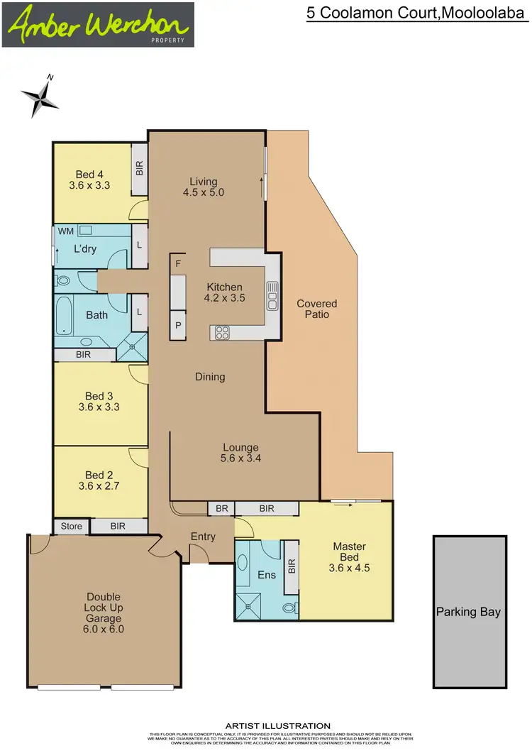 Floorplan of Homely house listing, 5 Coolamon Court, Mooloolaba QLD 4557