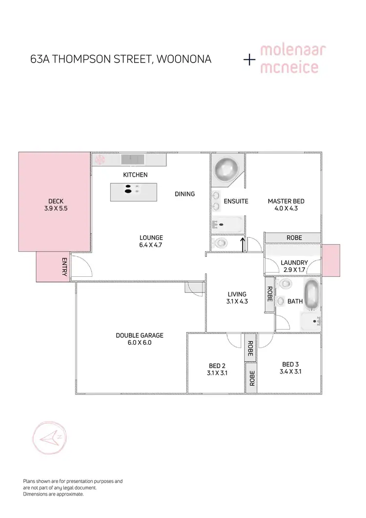 Floorplan of Homely house listing, 63a Thompson Street, Woonona NSW 2517