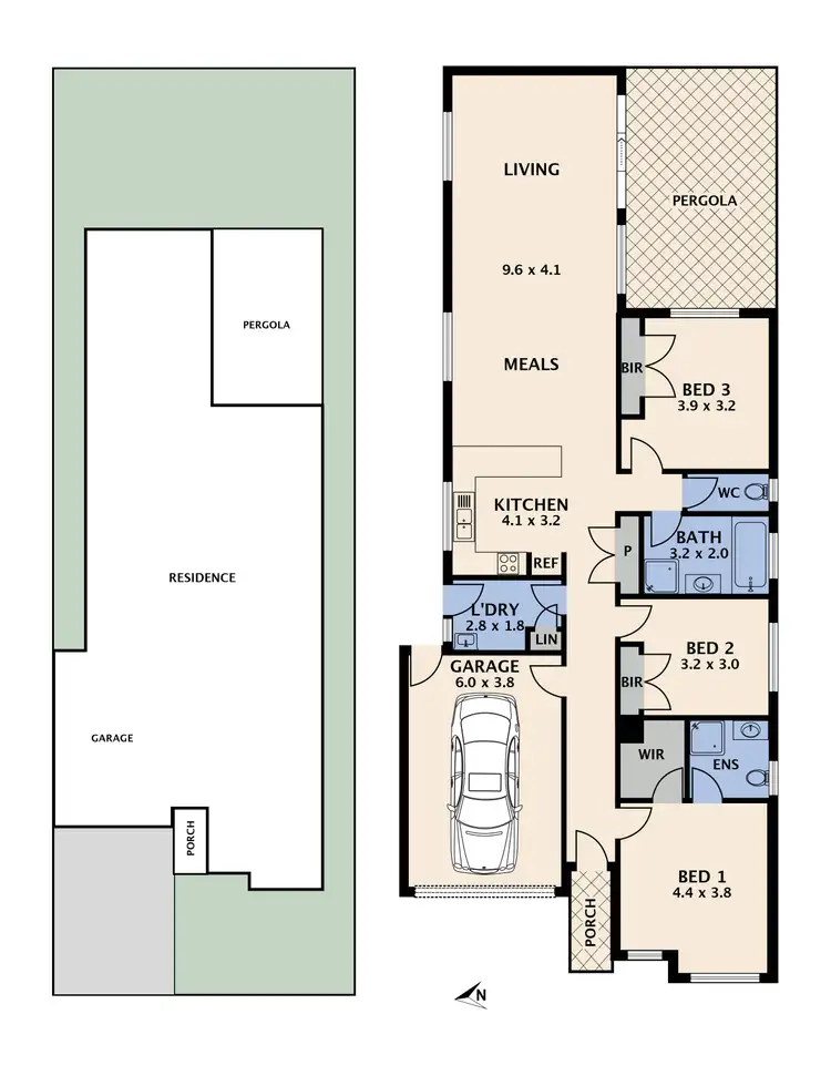 Floorplan of Homely house listing, 18 Macaulay Drive, Craigieburn VIC 3064