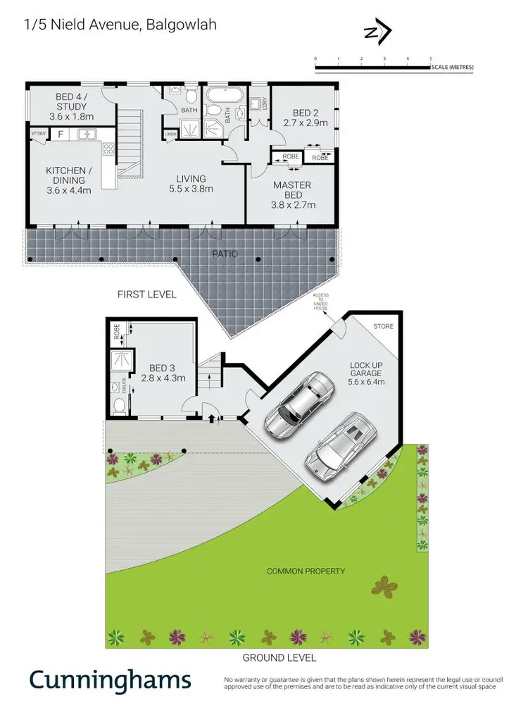 Floorplan of Homely house listing, 1/5 Nield Avenue, Balgowlah NSW 2093