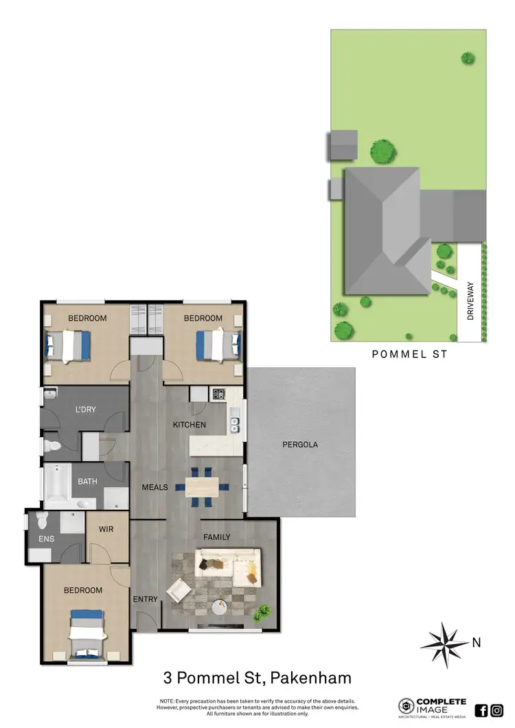 Floorplan of Homely house listing, 3 Pommel Street, Pakenham VIC 3810