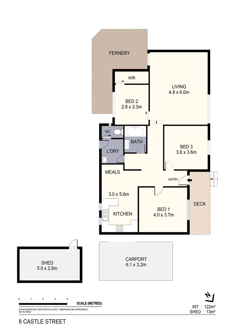 Floorplan of Homely house listing, 8 Castle Street, North Bendigo VIC 3550