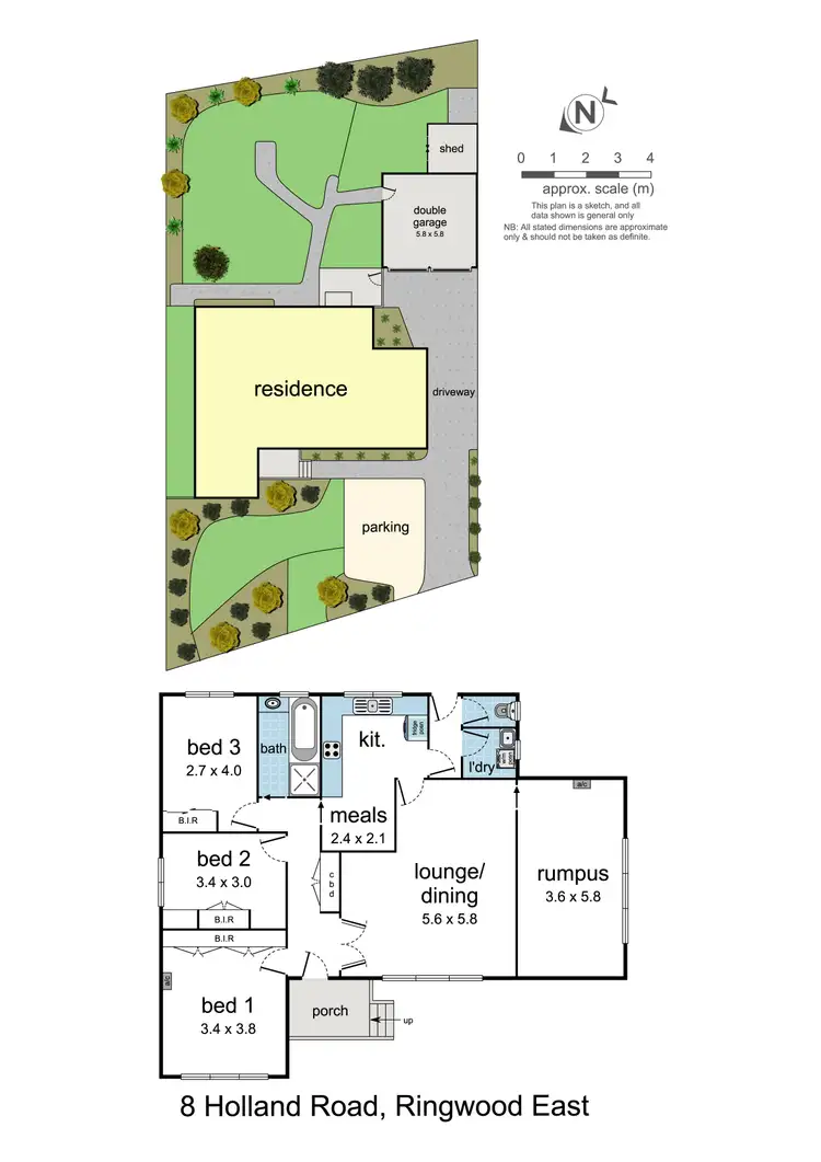 Floorplan of Homely house listing, 8 Holland Road, Ringwood East VIC 3135