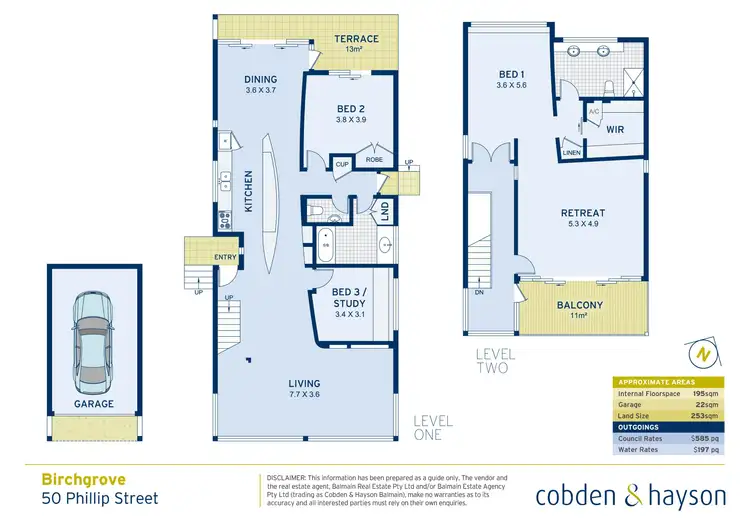Floorplan of Homely house listing, 50 Phillip Street, Birchgrove NSW 2041