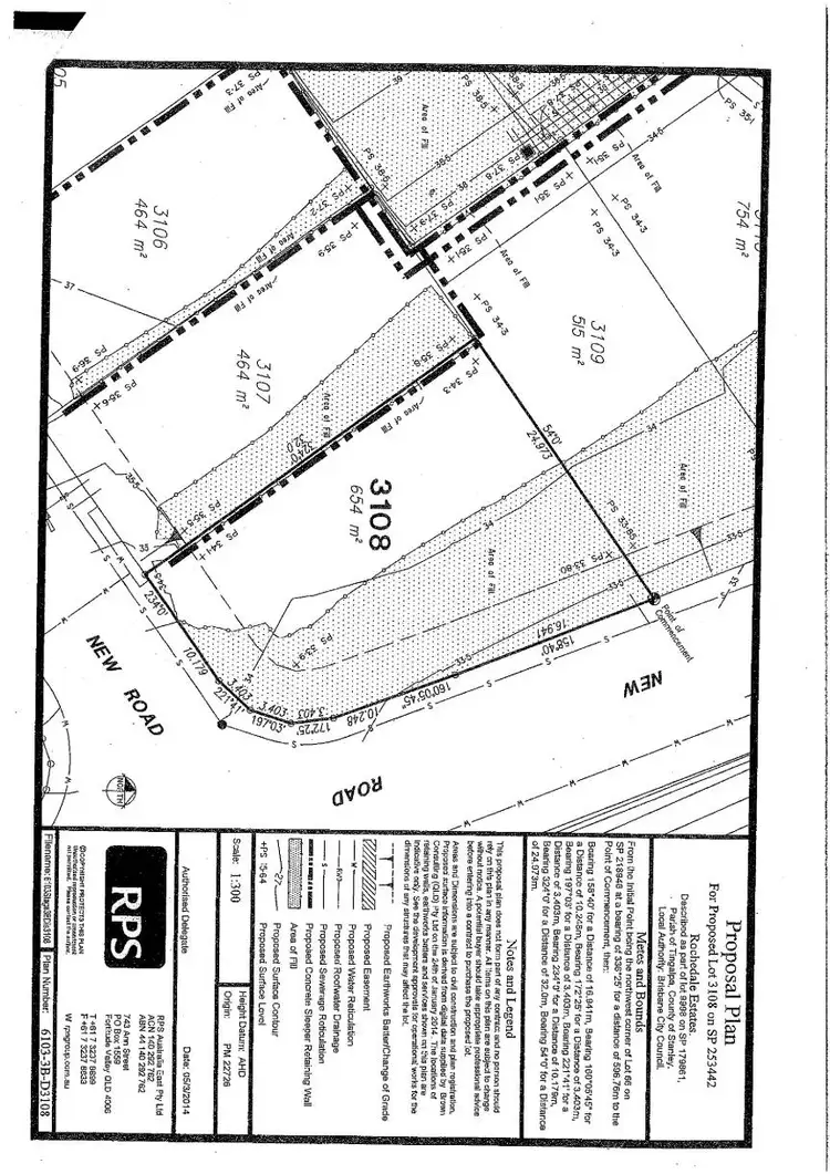Floorplan of Homely land listing, LOT 3108, 21 Kookaburra Circuit, Rochedale QLD 4123