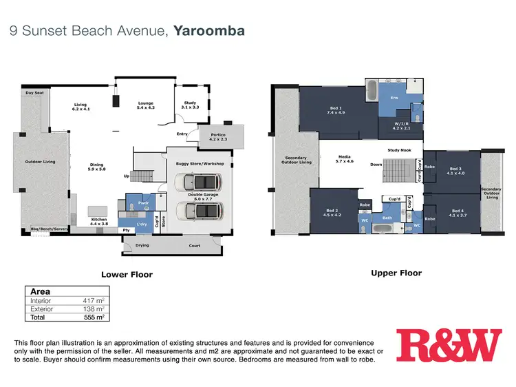 Floorplan of Homely house listing, 9 Sunset Beach Avenue, Yaroomba QLD 4573