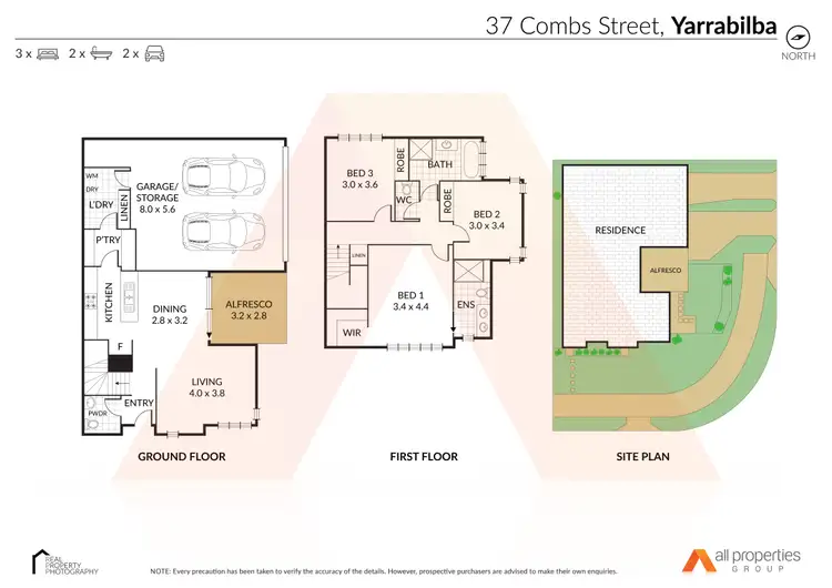 Floorplan of Homely townhouse listing, 37 Combs Street, Yarrabilba QLD 4207