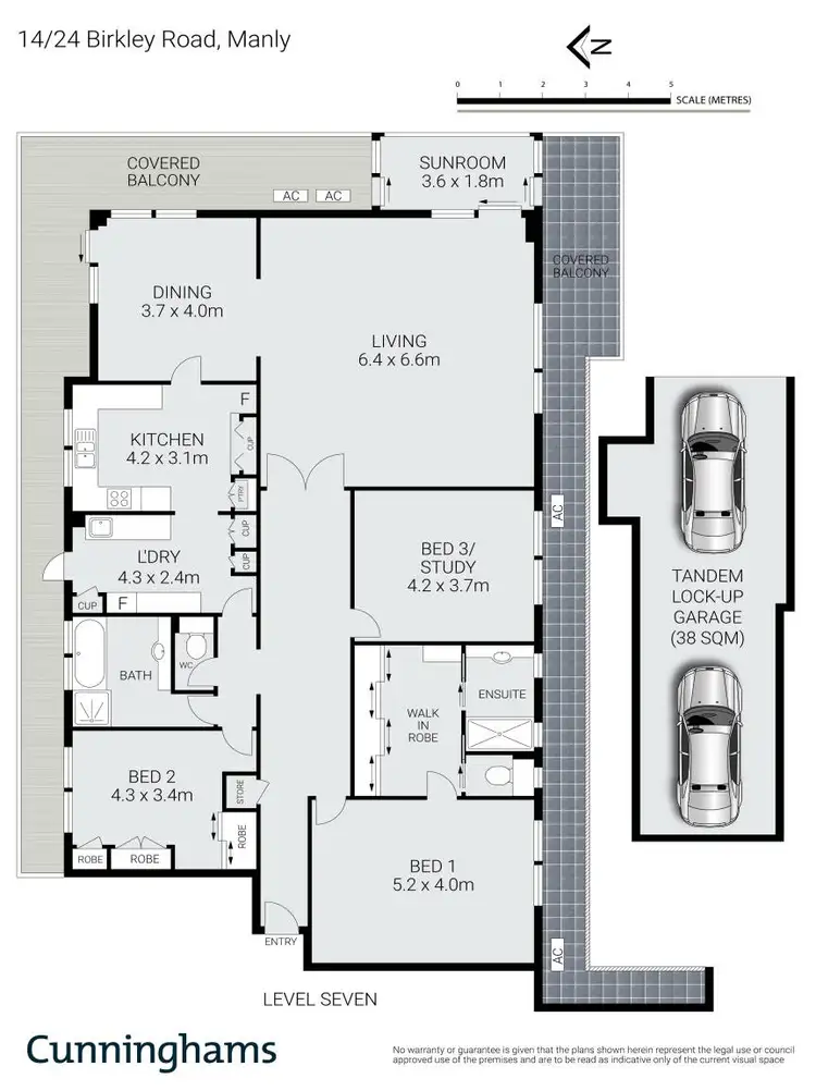 Floorplan of Homely apartment listing, 14/24 Birkley Road, Manly NSW 2095