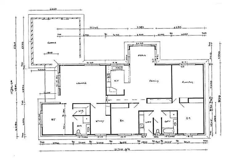 Floorplan of Homely house listing, 183 St Killian Street, White Hills VIC 3550