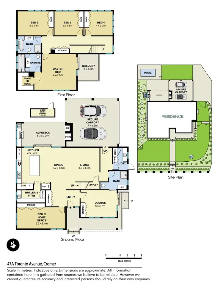 Floorplan of Homely house listing, 47A Toronto Avenue, Cromer NSW 2099