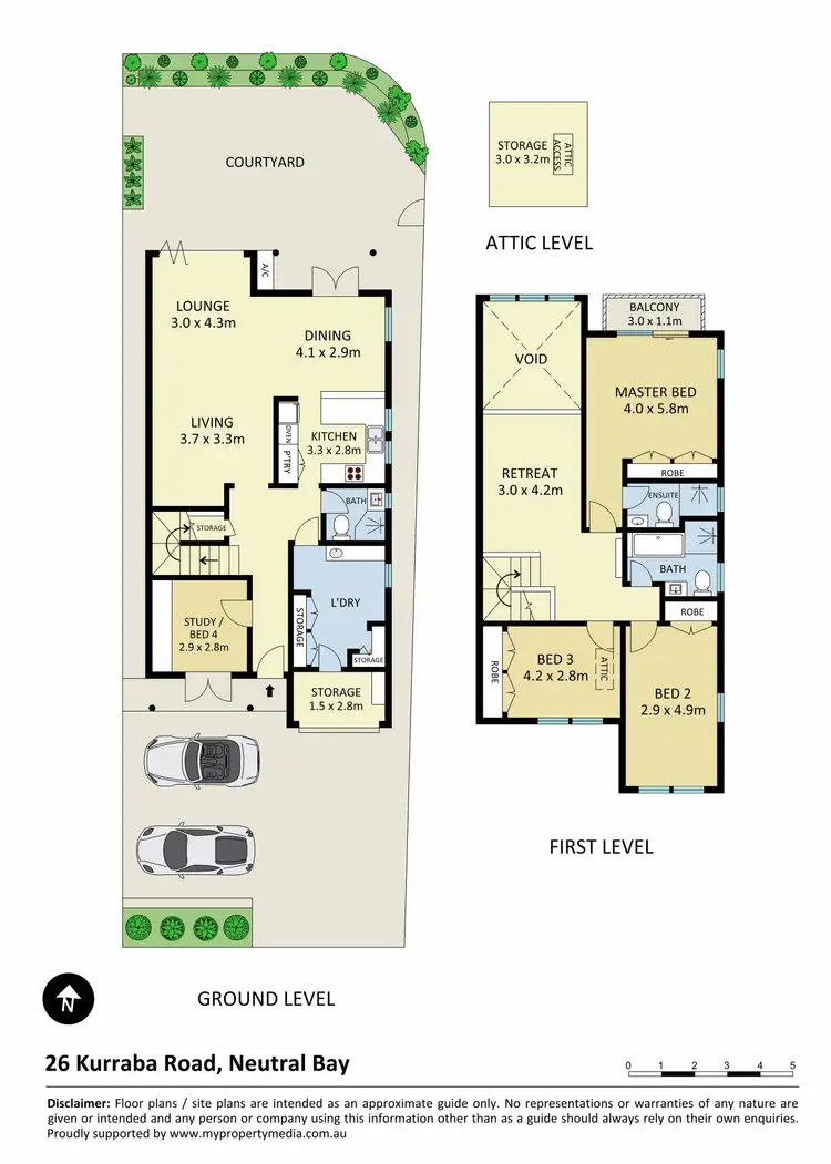 Floorplan of Homely house listing, 26 Kurraba Road, Neutral Bay NSW 2089