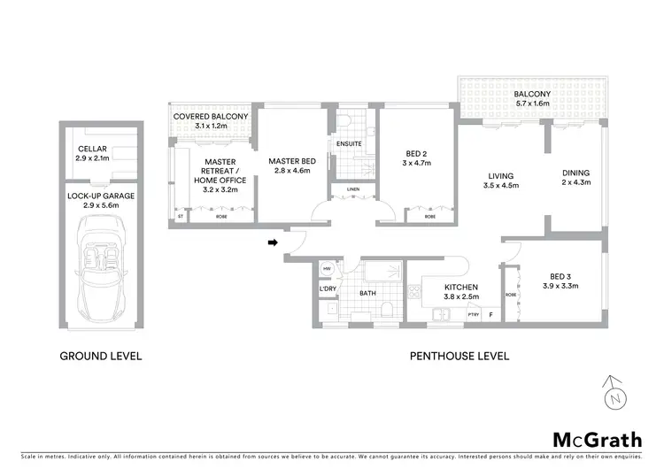 Floorplan of Homely apartment listing, 10/5 Tipper Avenue, Bronte NSW 2024