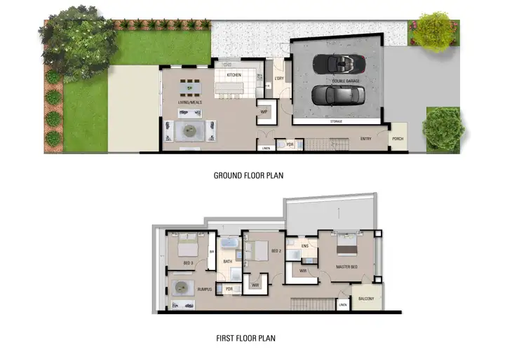 Floorplan of Homely townhouse listing, 3a Buller Parade, Lalor VIC 3075
