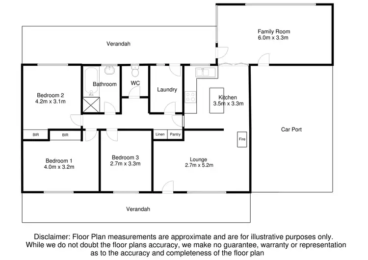 Floorplan of Homely house listing, 10 Myall Street, Mount Gambier SA 5290