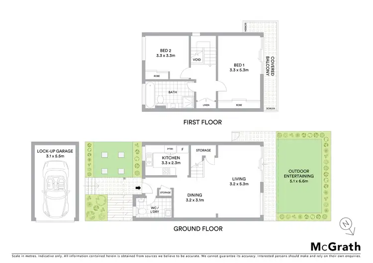 Floorplan of Homely townhouse listing, 20/46 Fontenoy Road, Macquarie Park NSW 2113