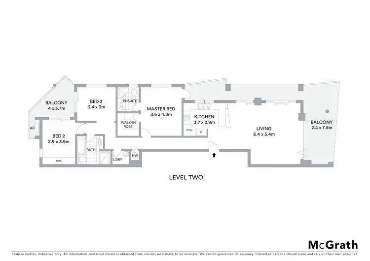 Floorplan of Homely apartment listing, 3/120 The Strand, North Ward QLD 4810